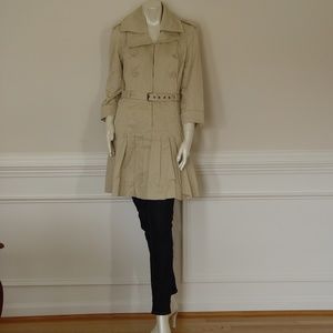 DIANE von FURSTENBERG TRENCHINI CAMEL COAT - US 12